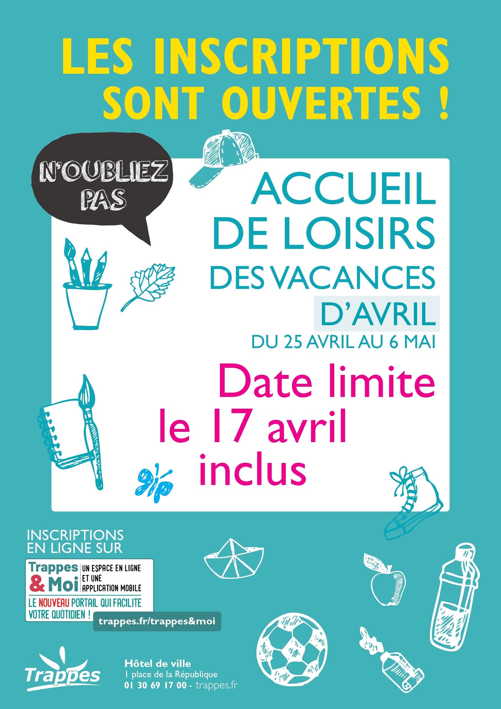 activités loisirs avril 2022