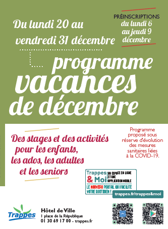 Vacances décembre 2021