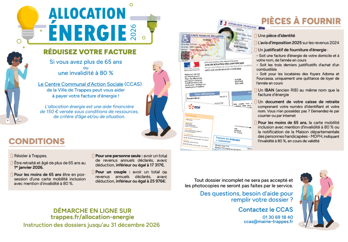 Information allocation énergie 2026
