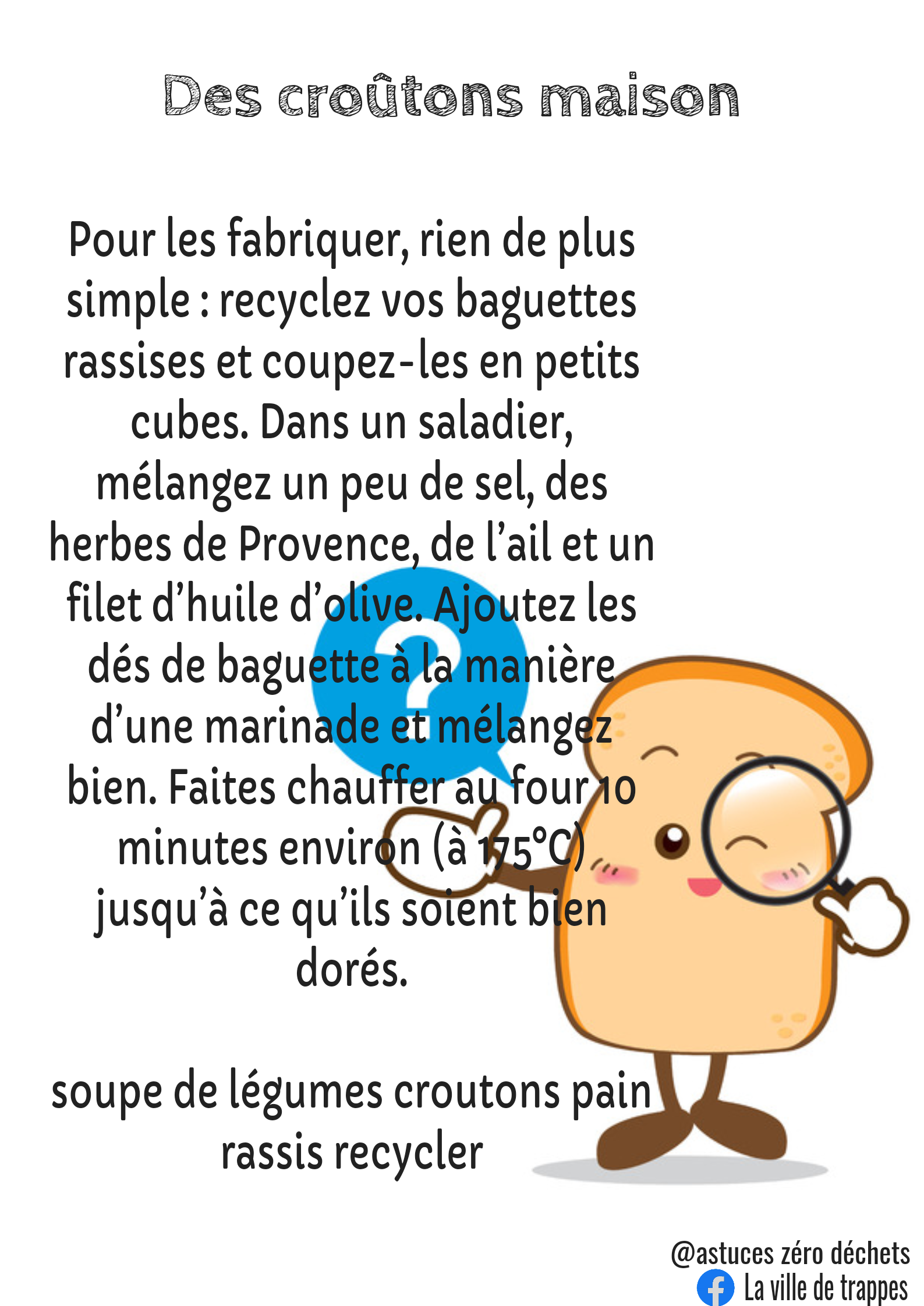 Astuce n°9 - Des croûtons maison