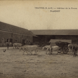 Intérieur de la ferme Pluchet, début XXe siècle  © Trappes Coll. Roquel    