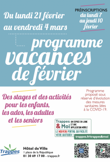 Programme vacances février 